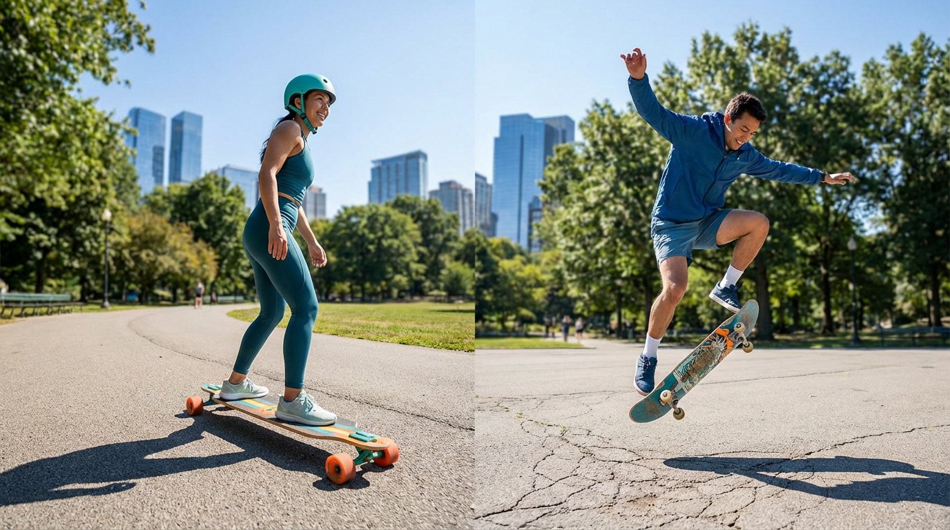 Différence longboard et skateboard | Guide et avis 2026