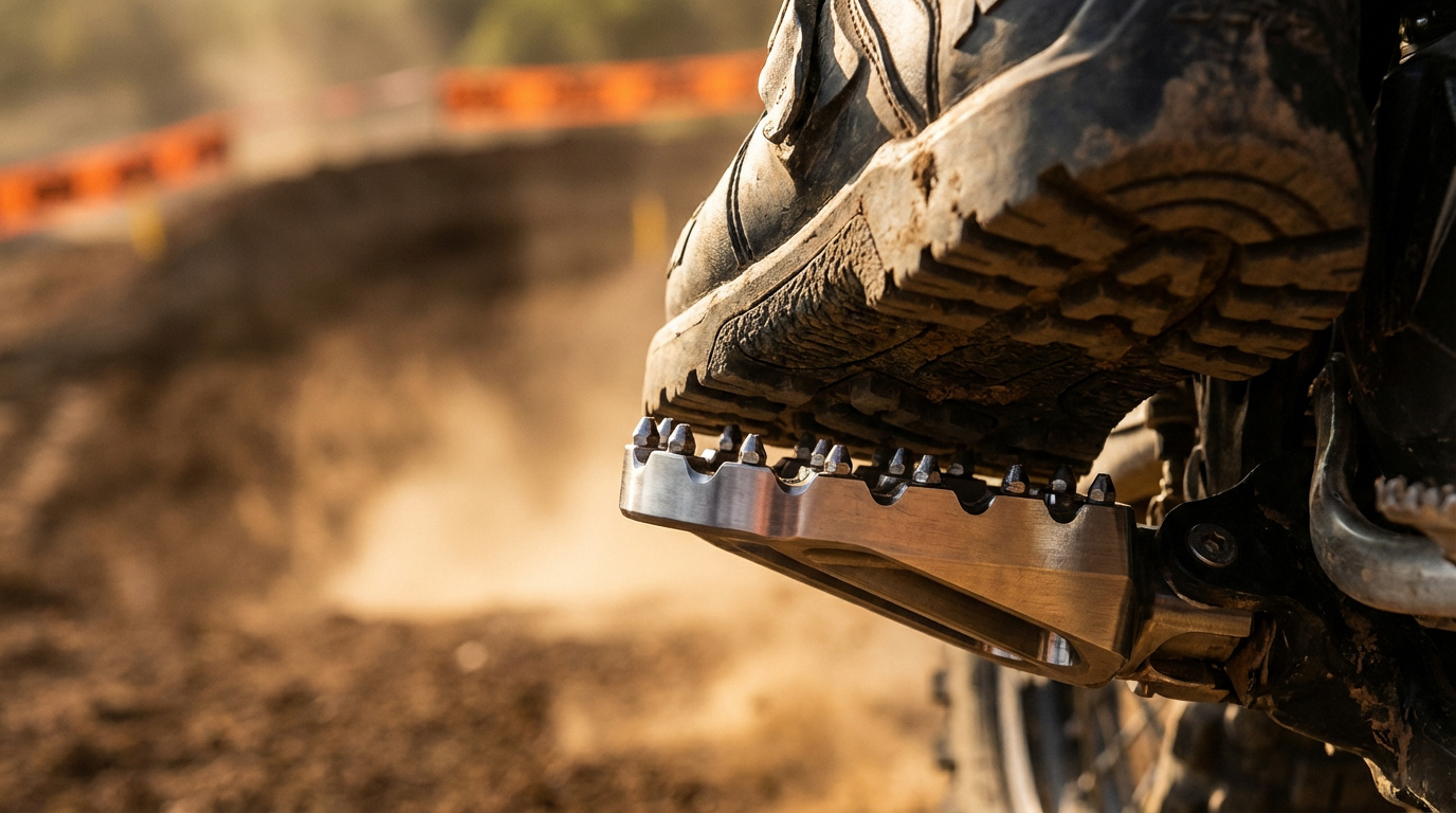 Cale pied motocross | Guide 2026 : grip, titane et avis